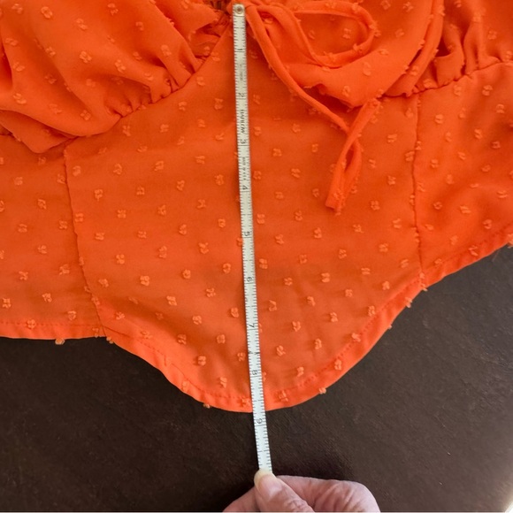 Orange Cropped Top by SHEIN - Picture 6 of 9